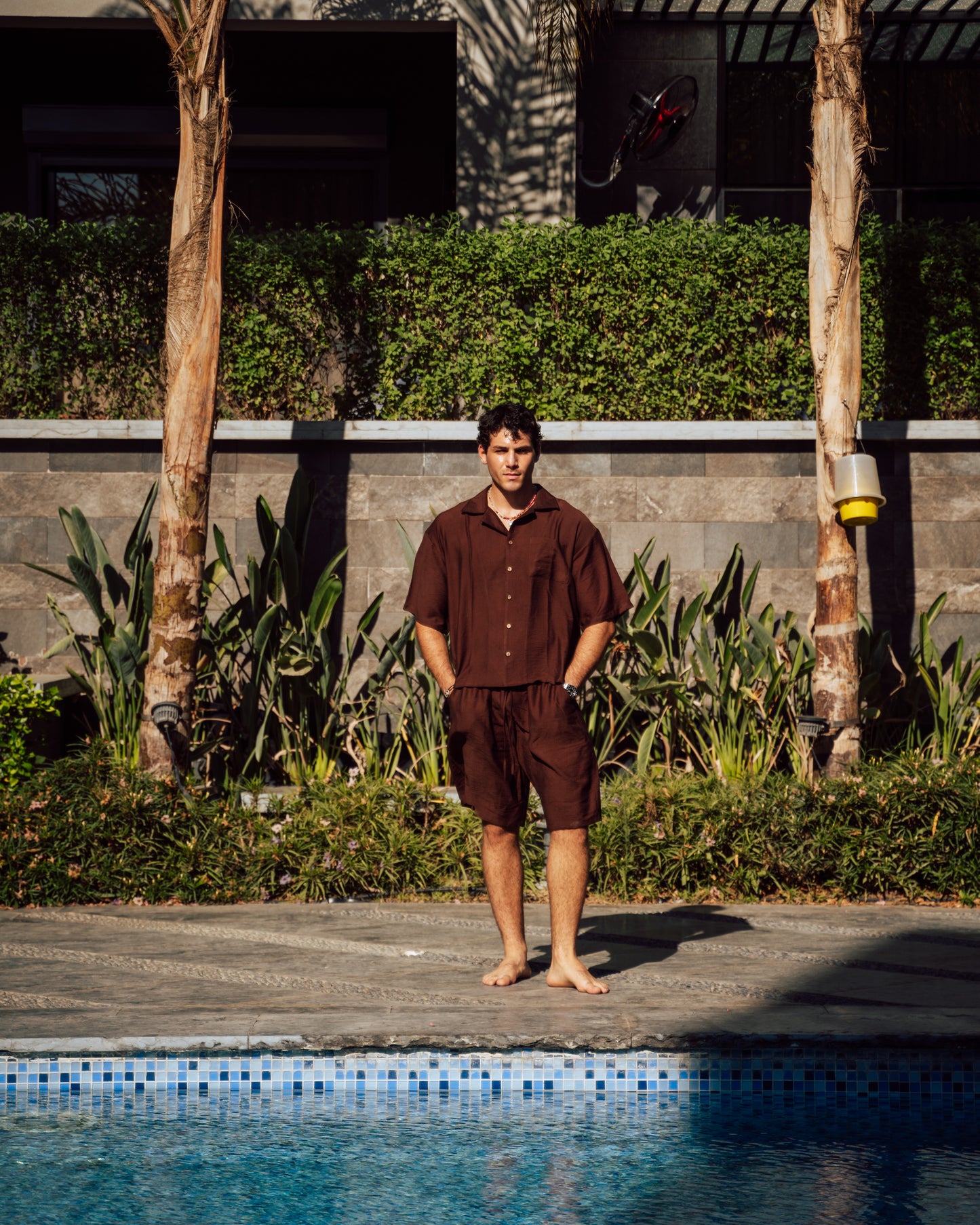 linen shorts
