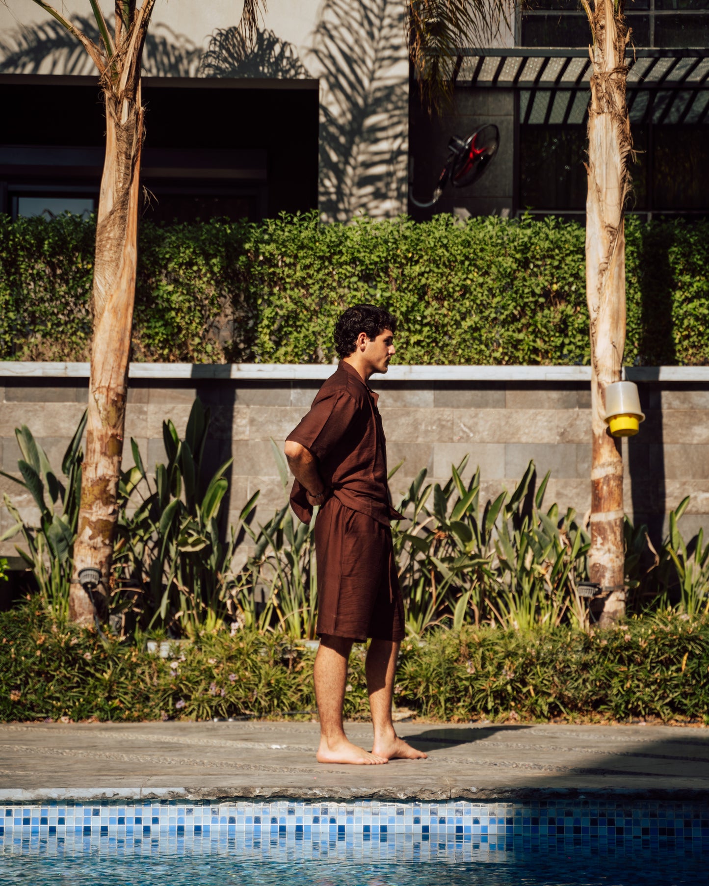 linen shorts