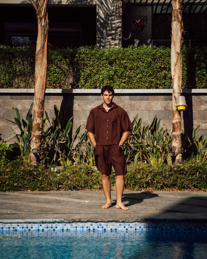 linen shorts