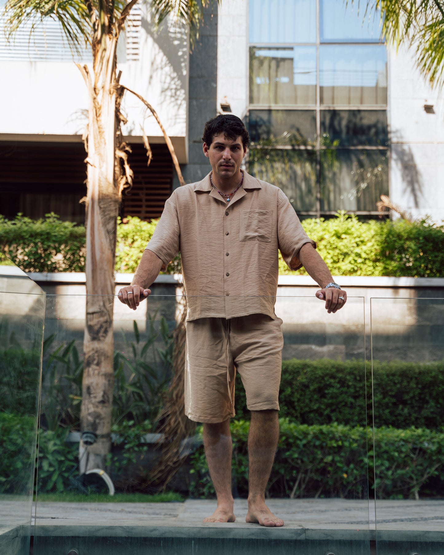 linen shorts
